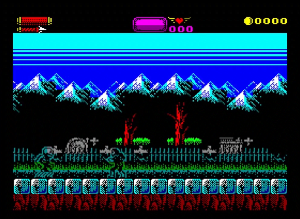 Best ZX Spectrum Games - Castlevania Spectral Interlude