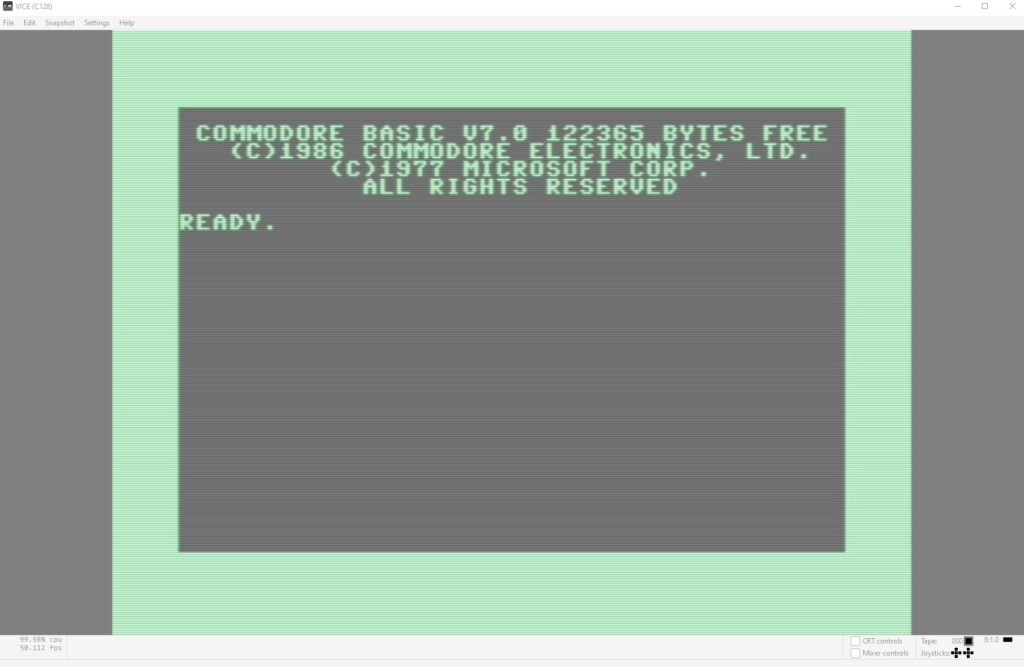 VICE Commodore 128