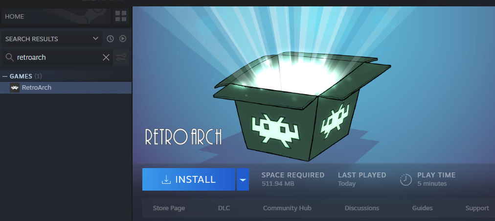 RetroArch Steam Setup Install RetroArch