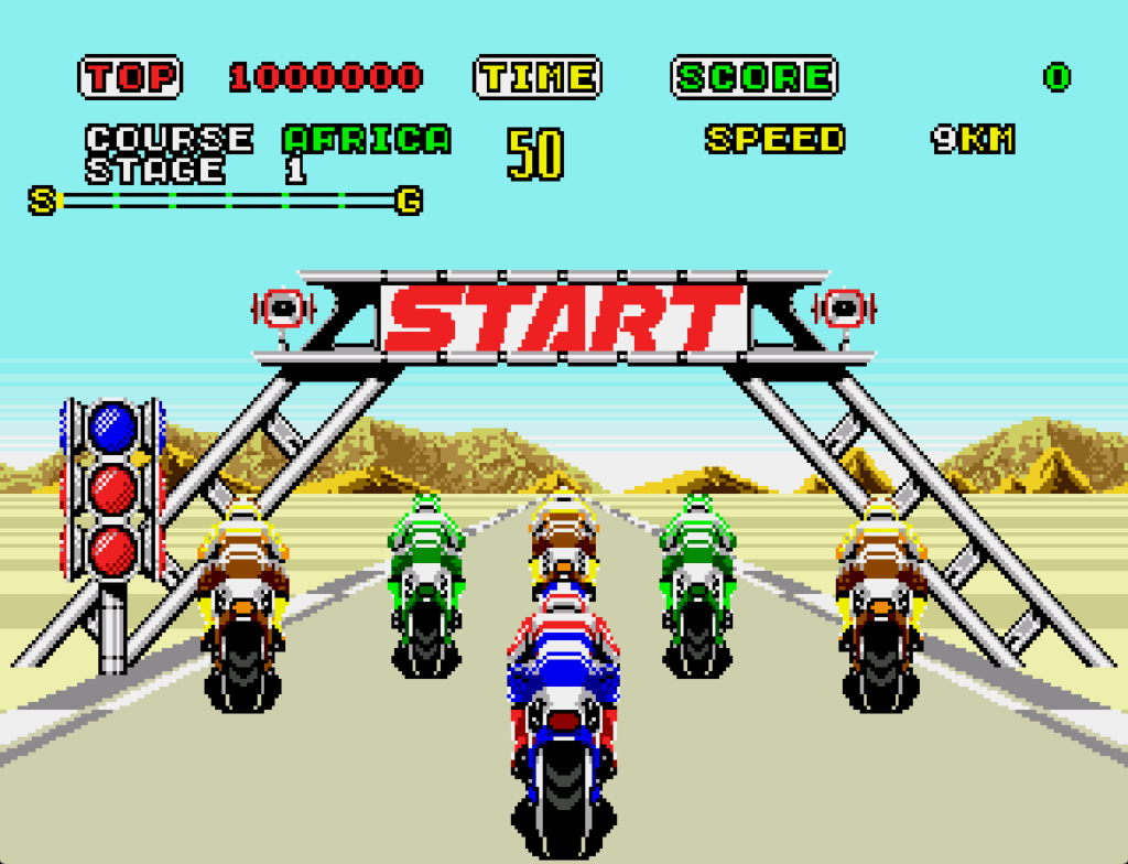 Super Hang-On Sega Genesis