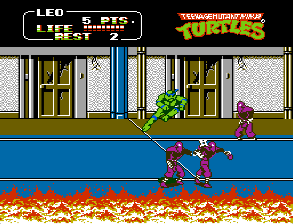 Teenage Mutant Ninja Turtles II: The Arcade Game - NES
