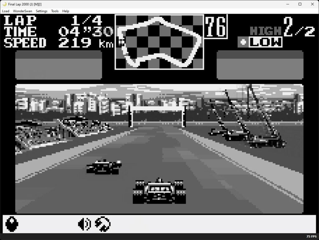 Ares Wonderswan Emulator Final Lap 2000