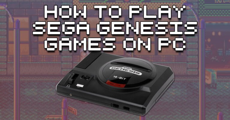 How To Play Sega Genesis Games On PC
