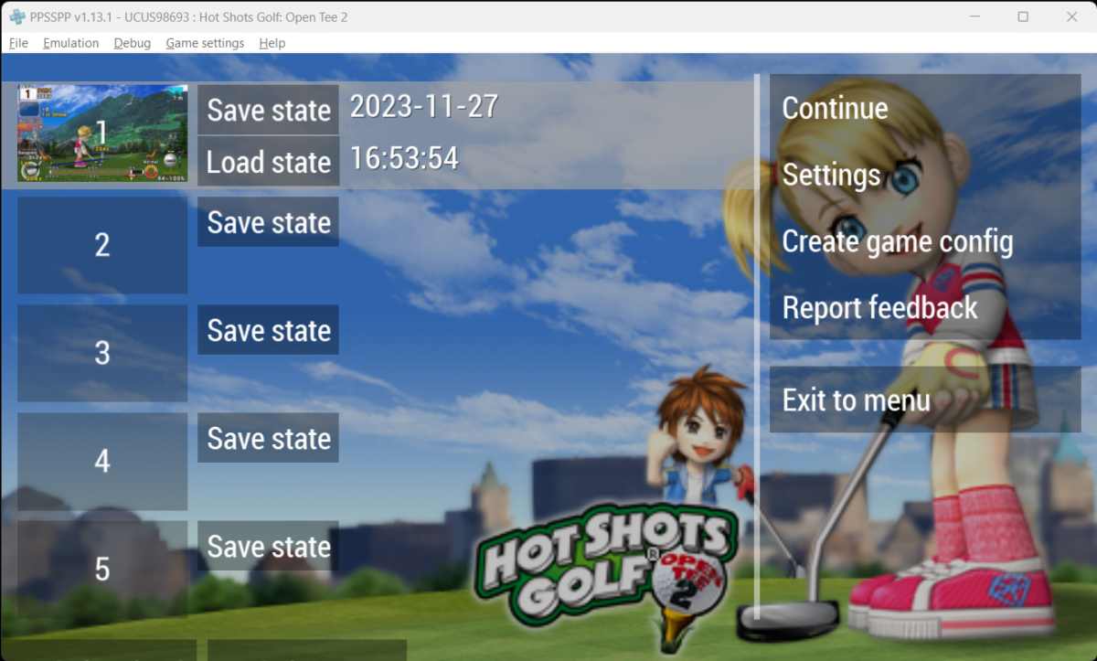 PPSSPP Save States